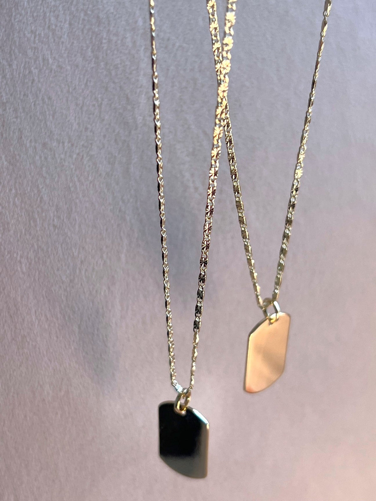 GALYNT Charlie Gloss Tag Necklace