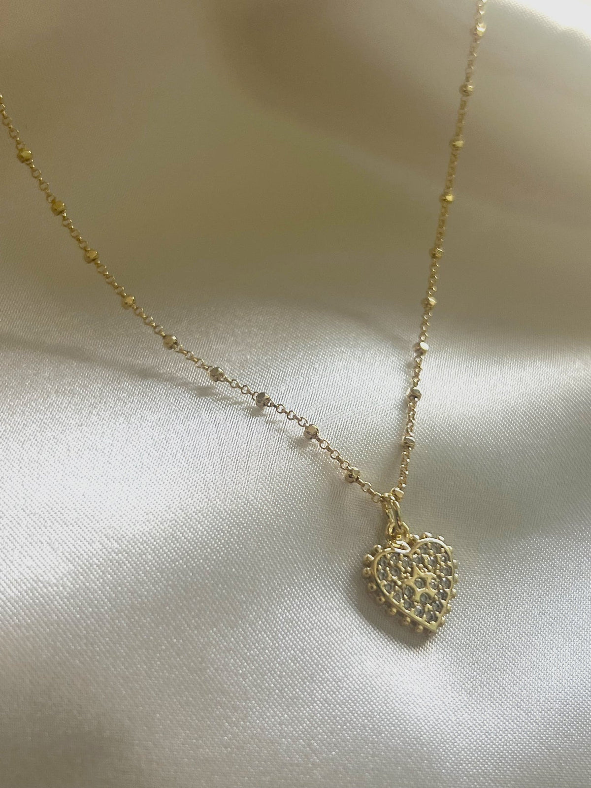 GALYNT Lylah Heart Necklace