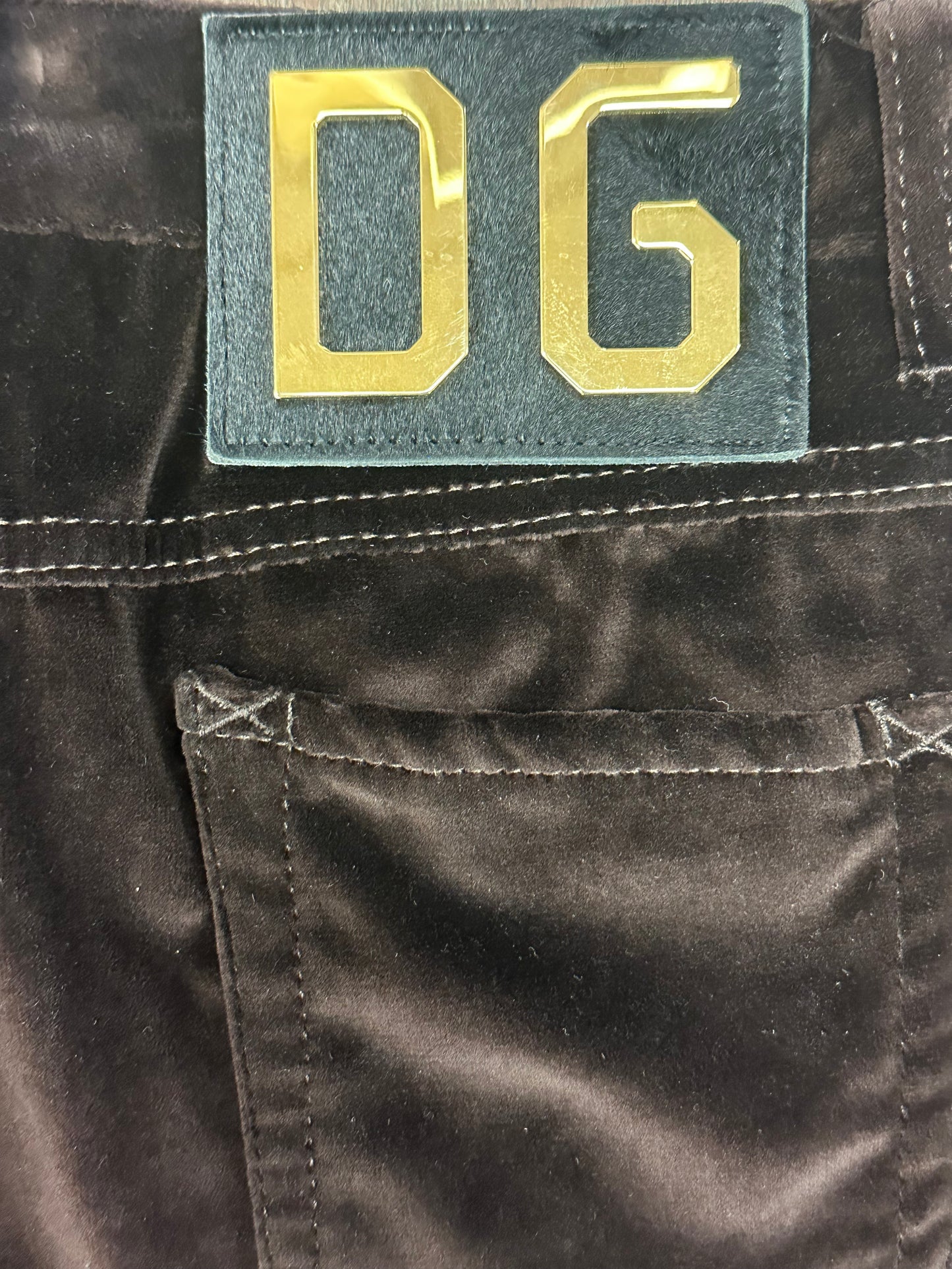 Vintage 2000s Dolce & Gabbana Velvet Pants