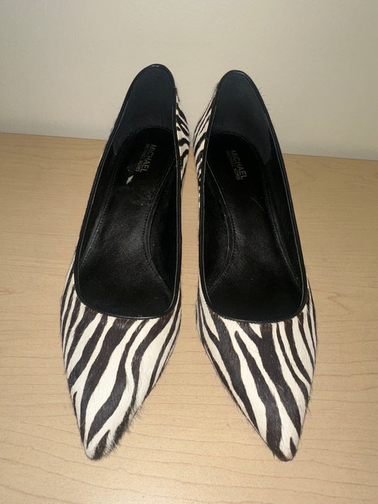 Zebra Kitten Heels