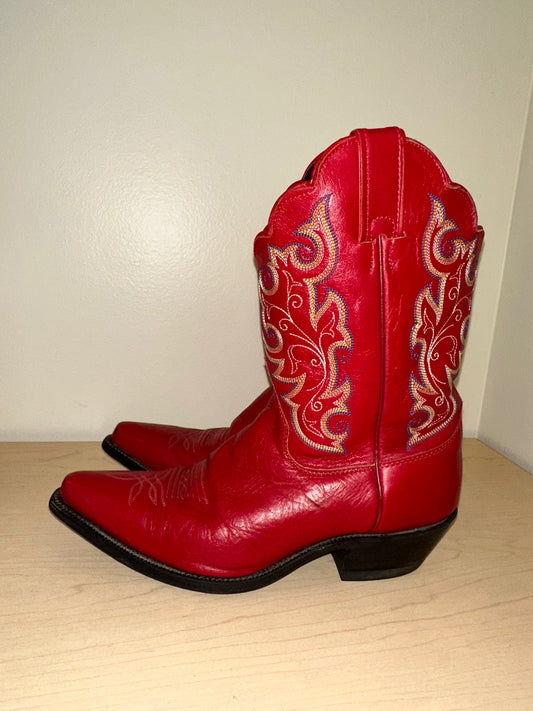 Red Cowboy Boots