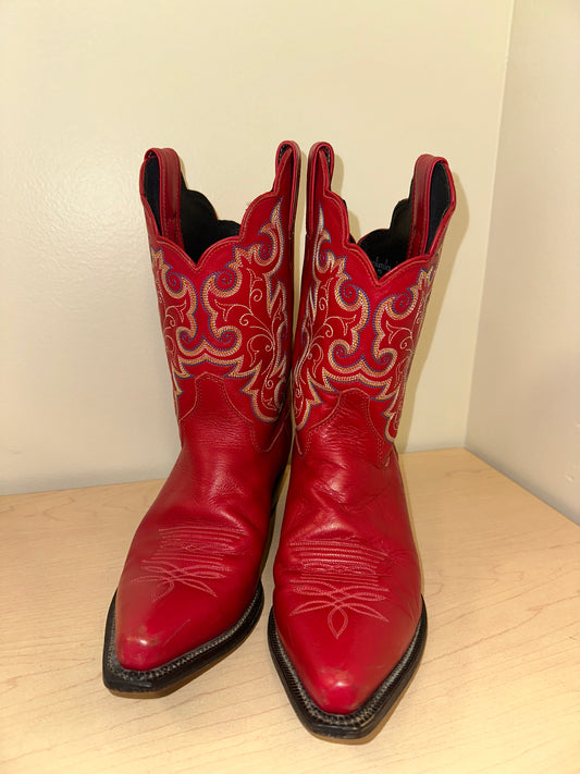 Red Cowboy Boots