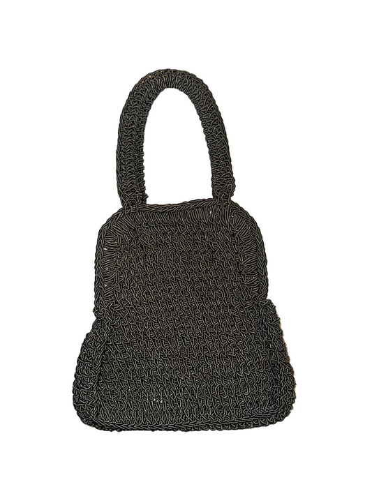 Vintage Crochet Knit Small Handbag