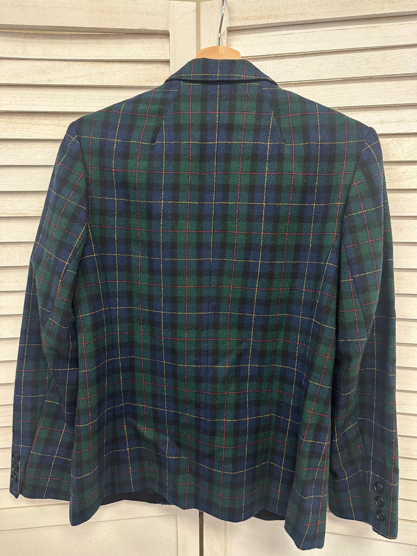 Vintage Plaid Pendleton Blazer