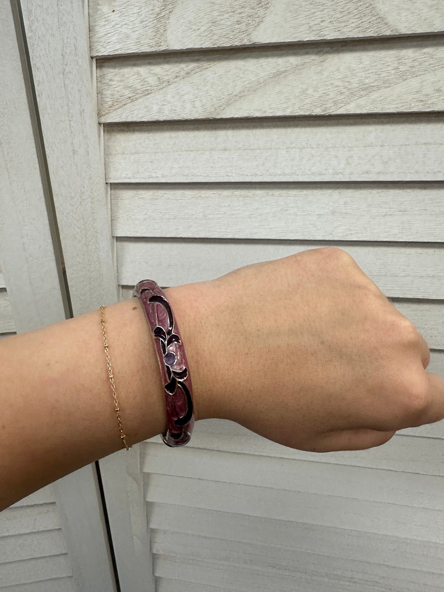 Purple Metal Bangle
