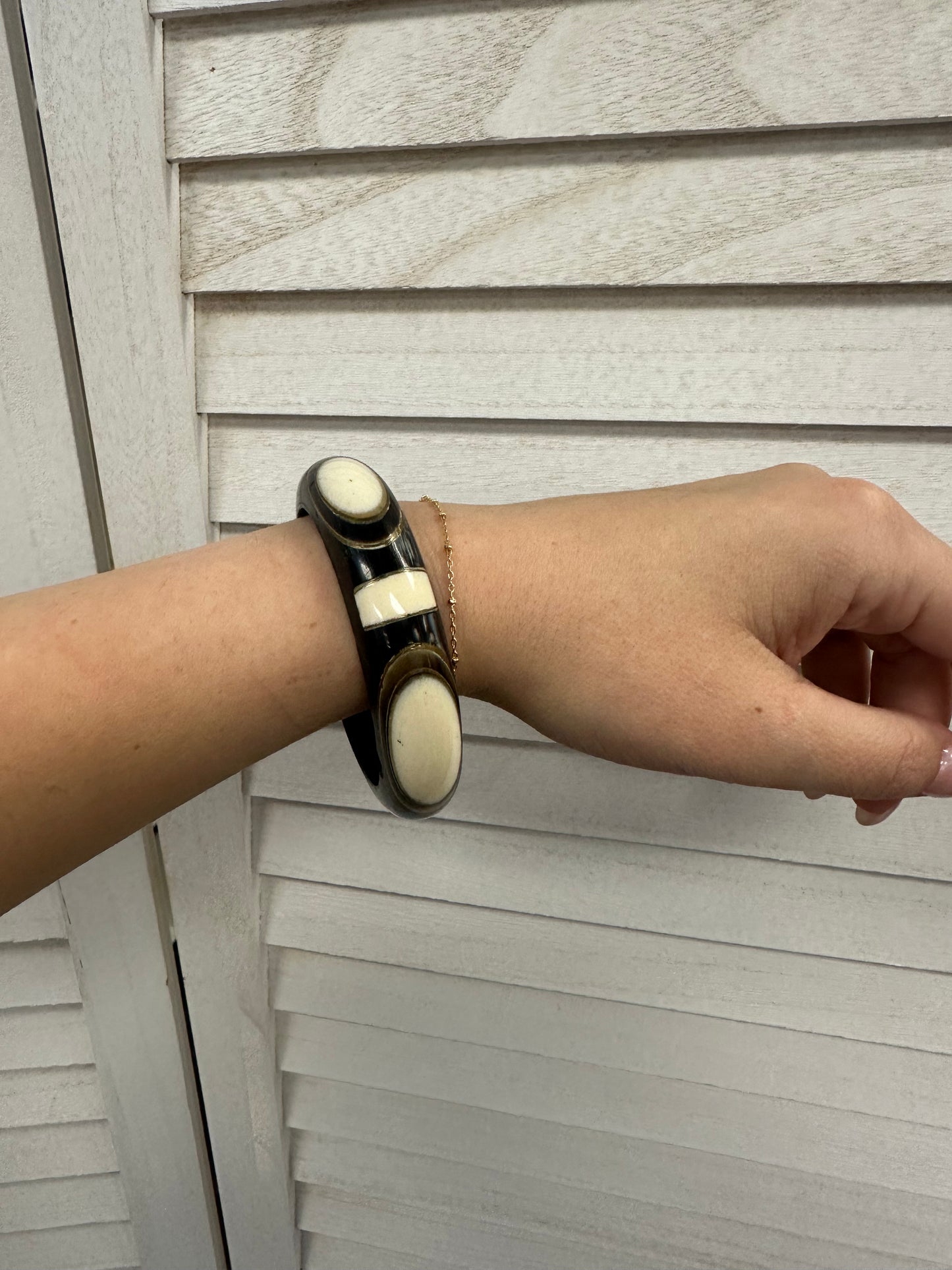 Black and White Bangle