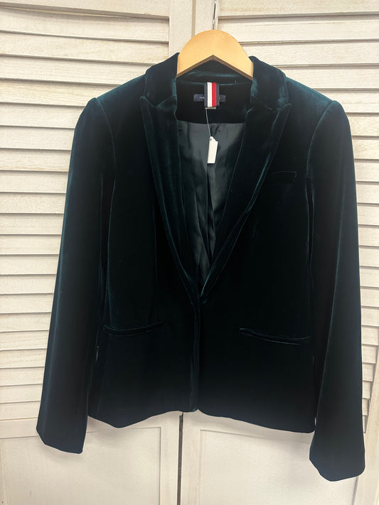 Vintage Green Velvet Blazer