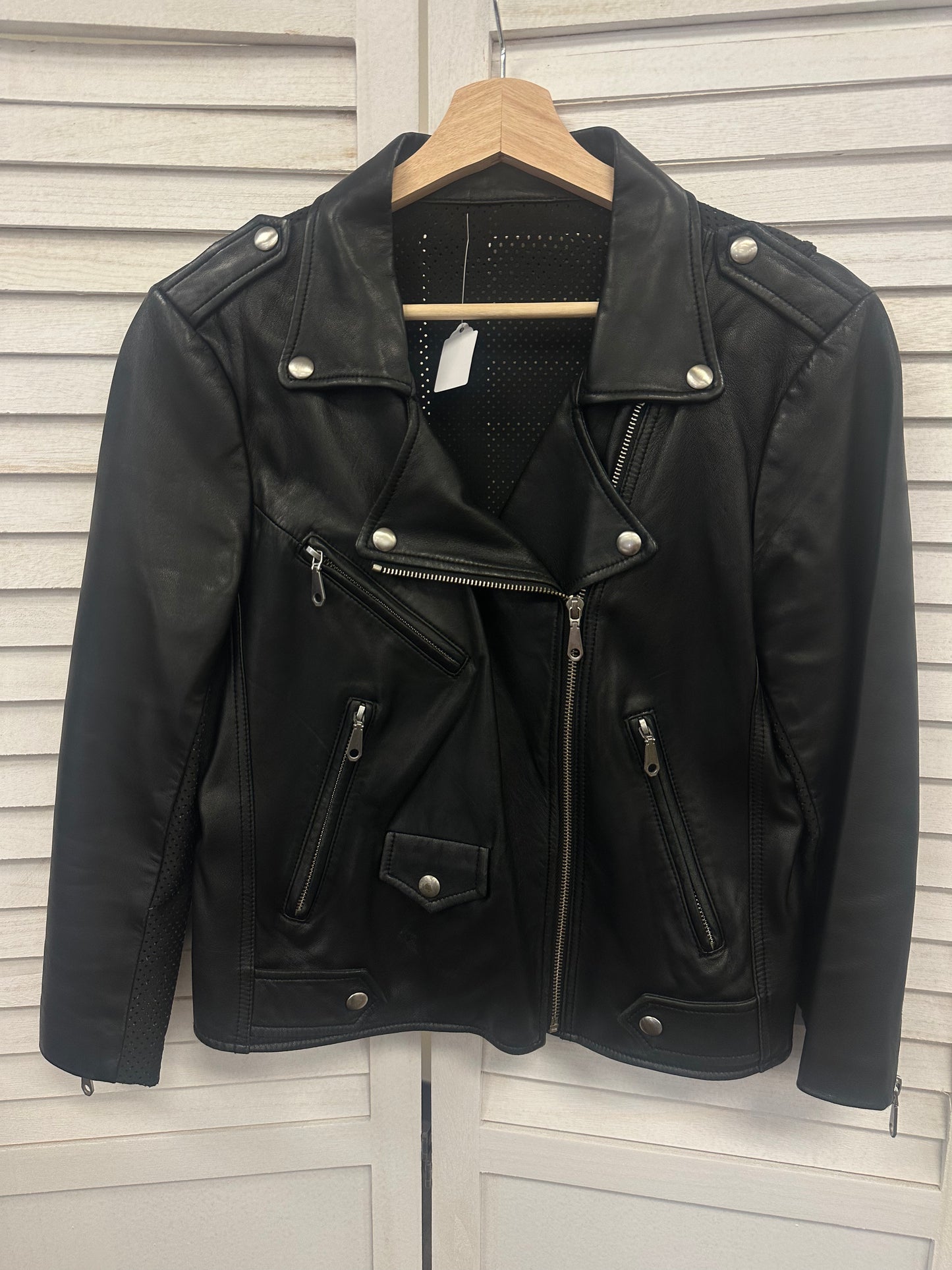 Vintage Leather Moto Jacket