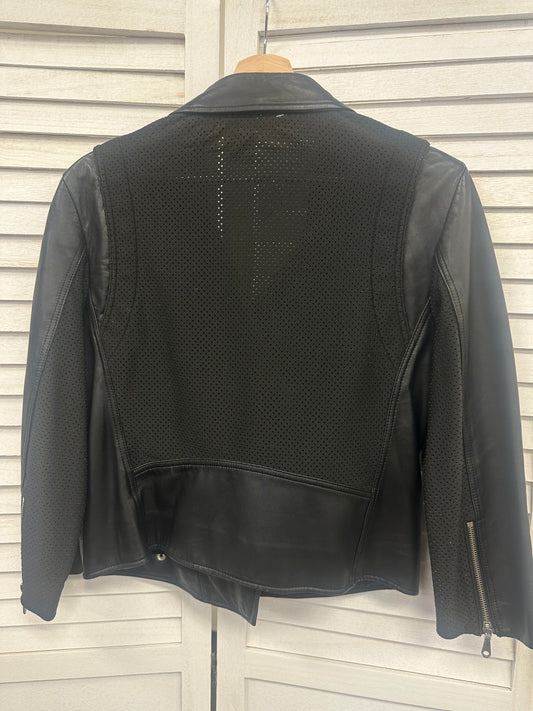 Vintage Leather Moto Jacket