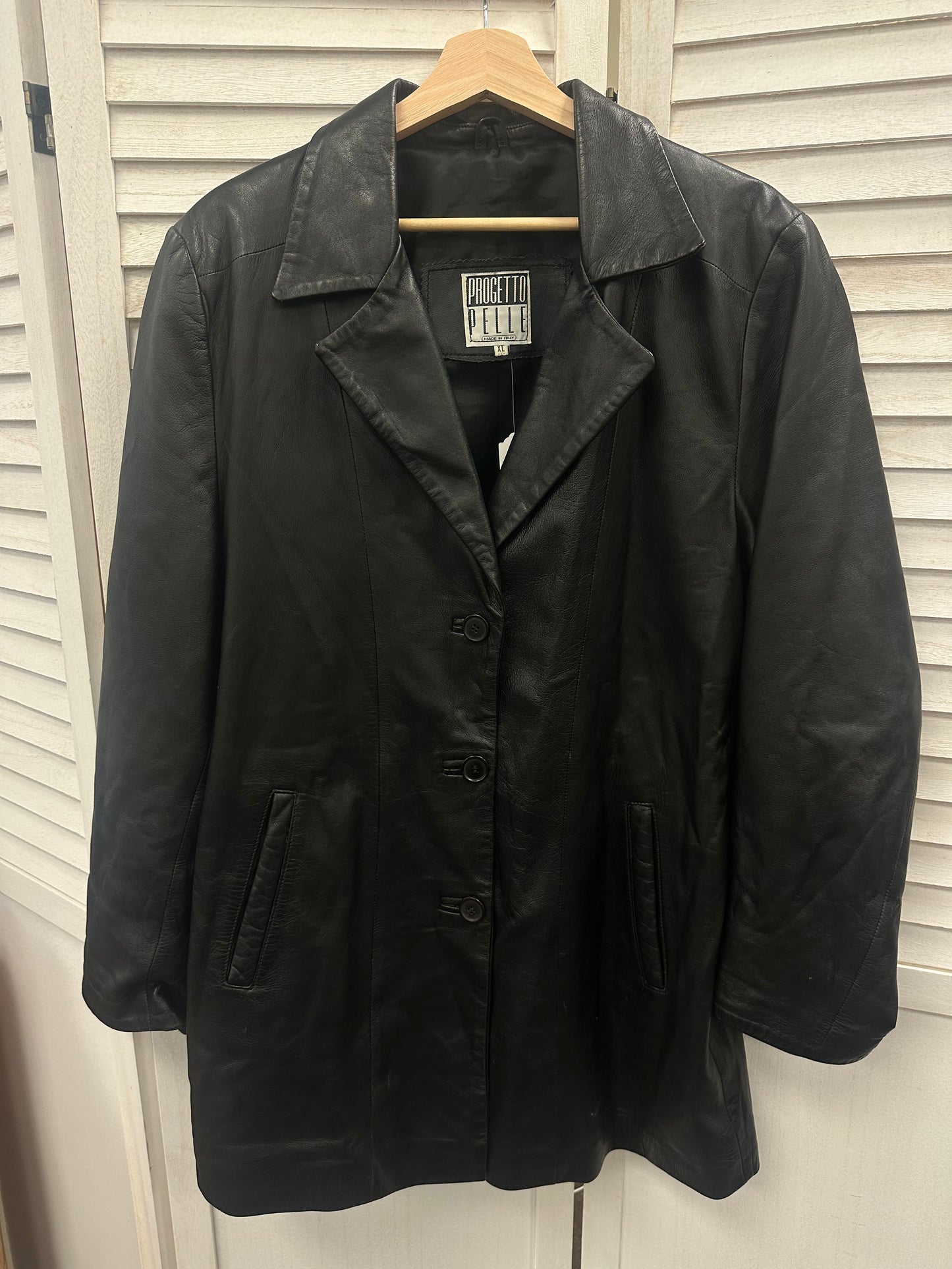 Vintage Italian Leather Blazer