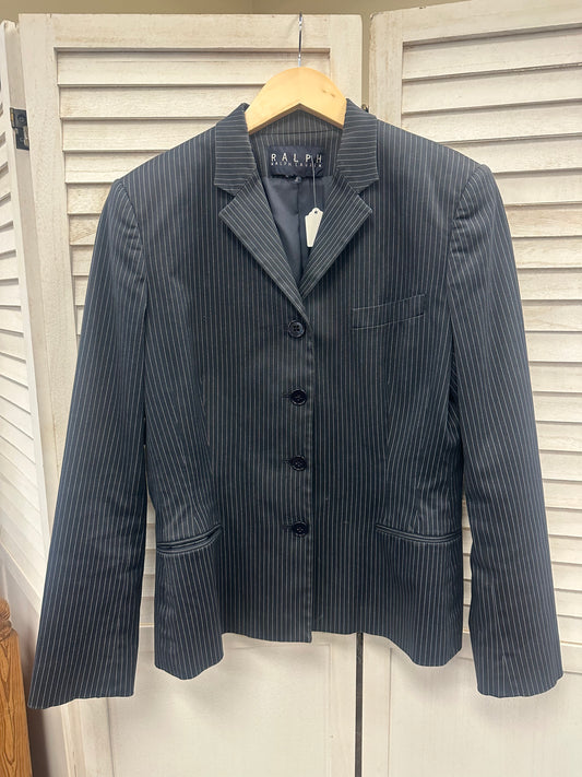 Vintage Ralph Lauren Navy Blue Pinstripe Blazer