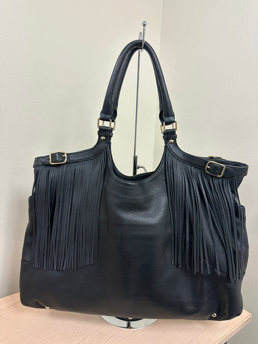 Vintage Leather Tote Bag