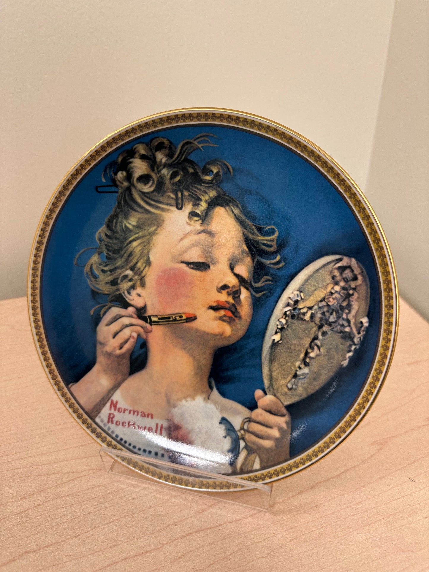 Vintage Normal Rockwell Dish