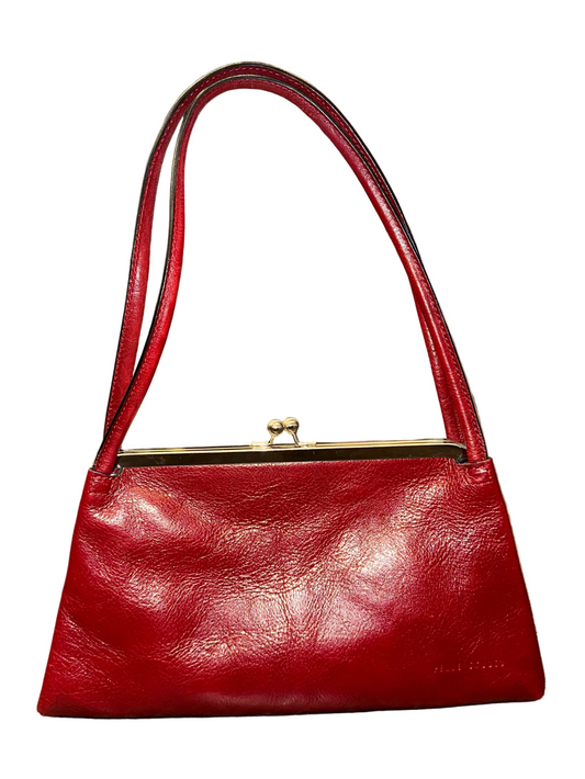 Vintage Red Leather Purse