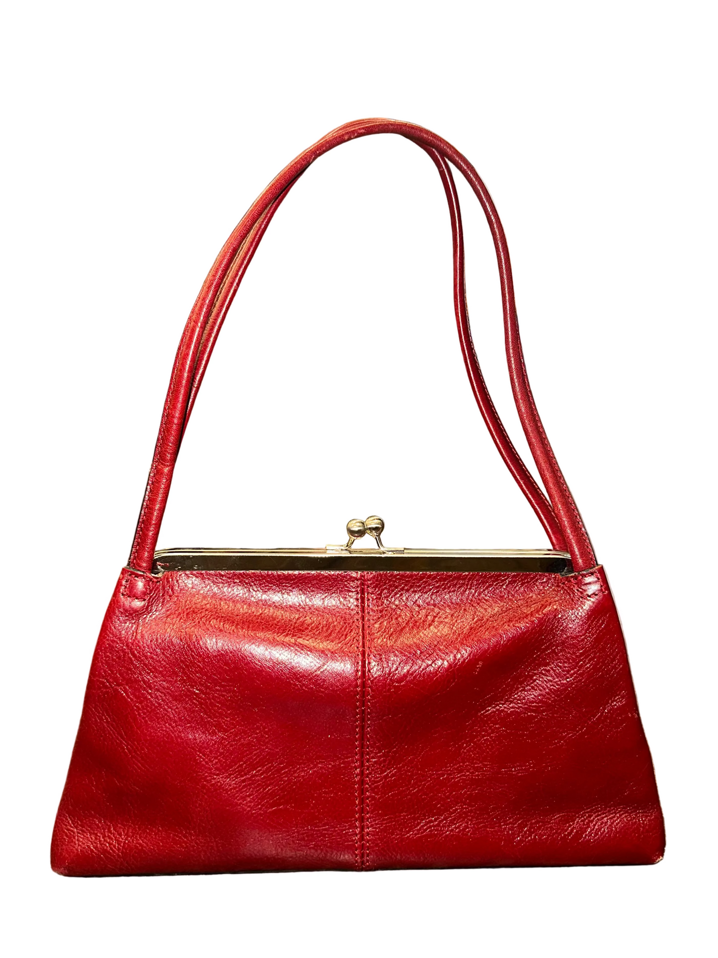 Vintage Red Leather Purse