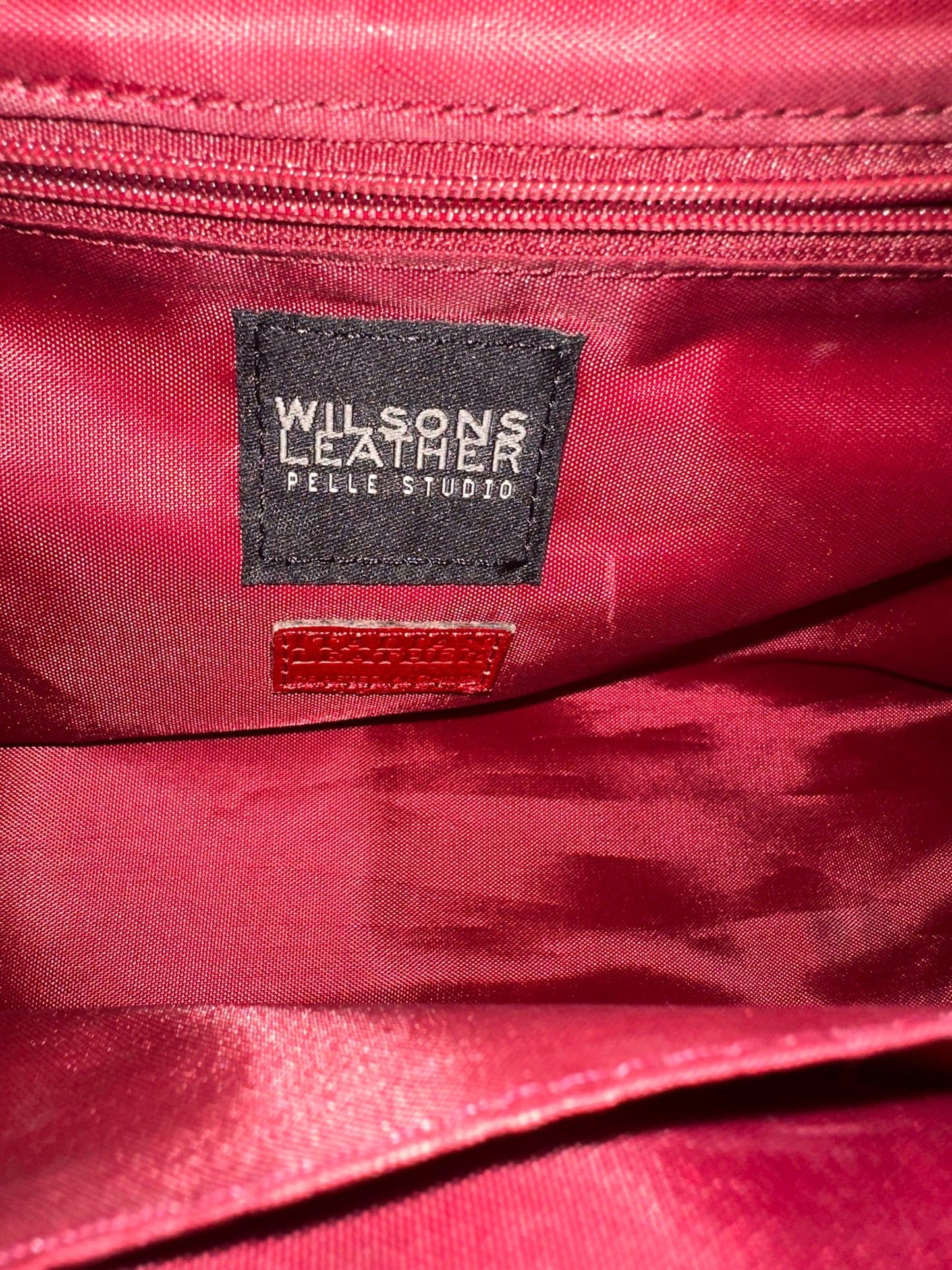 Vintage Red Leather Purse