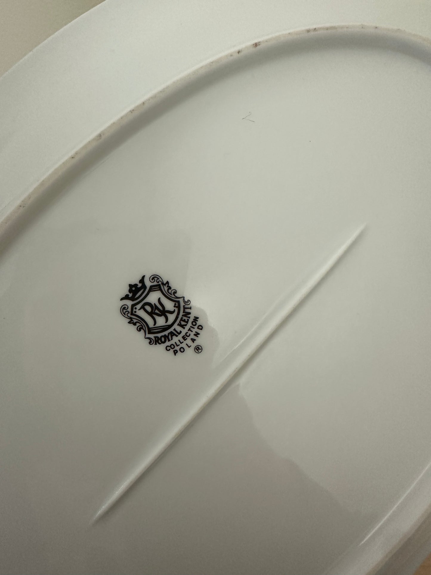 Antique Floral Platter