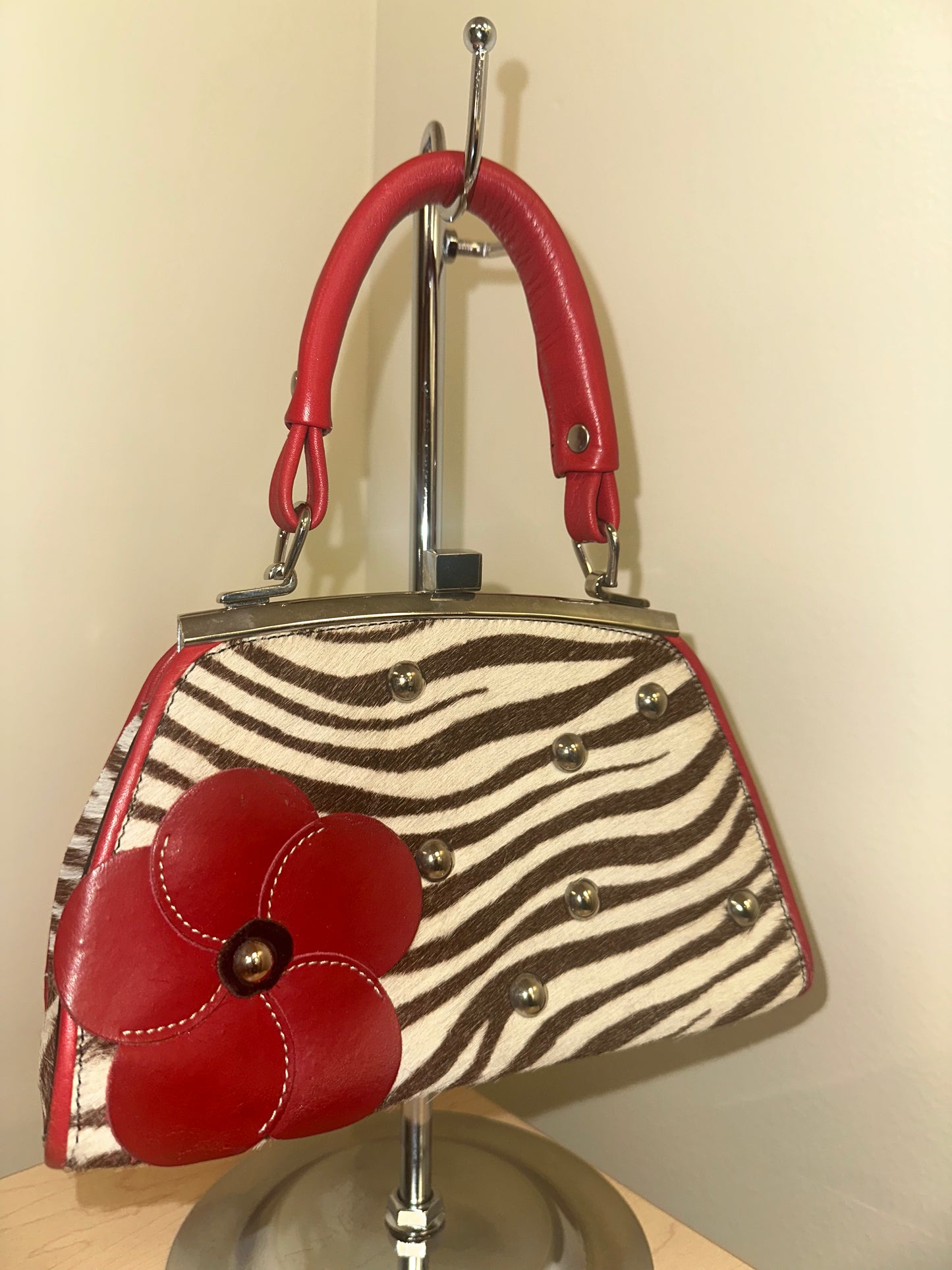 Vintage Italian Ponyhair/Leather Handbag