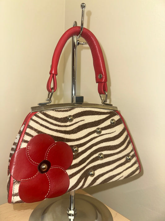 Vintage Italian Ponyhair/Leather Handbag