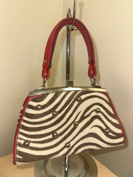 Vintage Italian Ponyhair/Leather Handbag