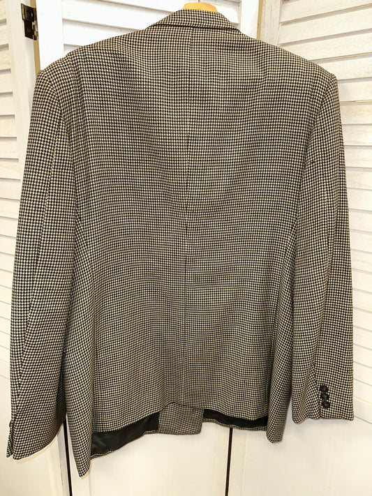 Vintage Houndstooth Blazer