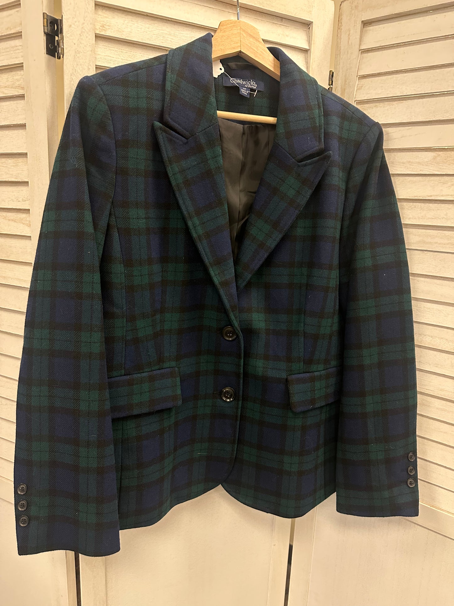 Vintage Plaid Blazer