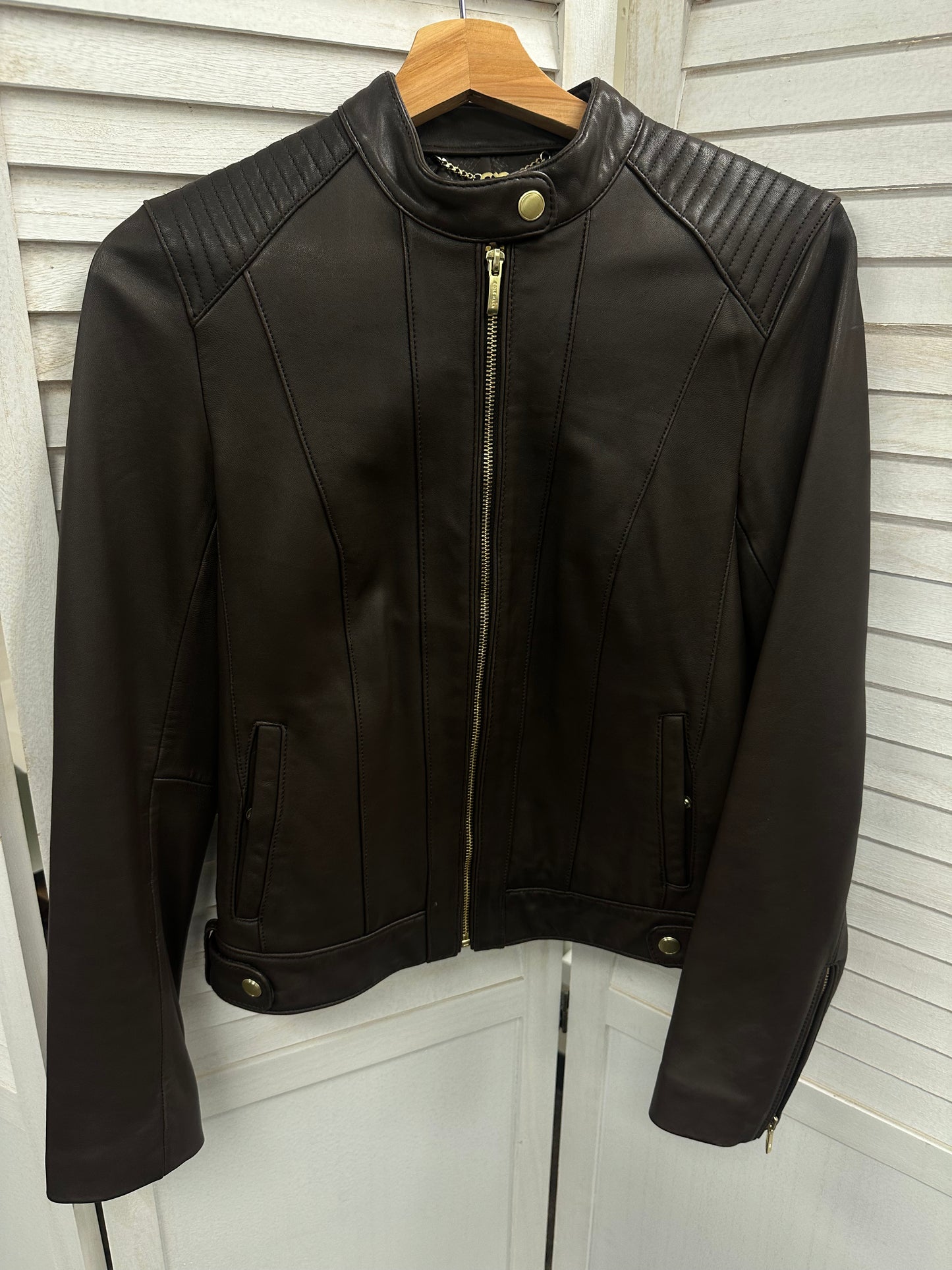 Dark Brown Leather Jacket