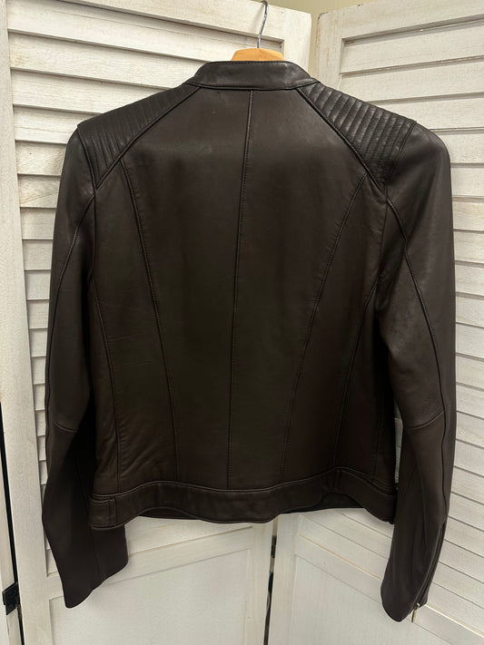 Dark Brown Leather Jacket