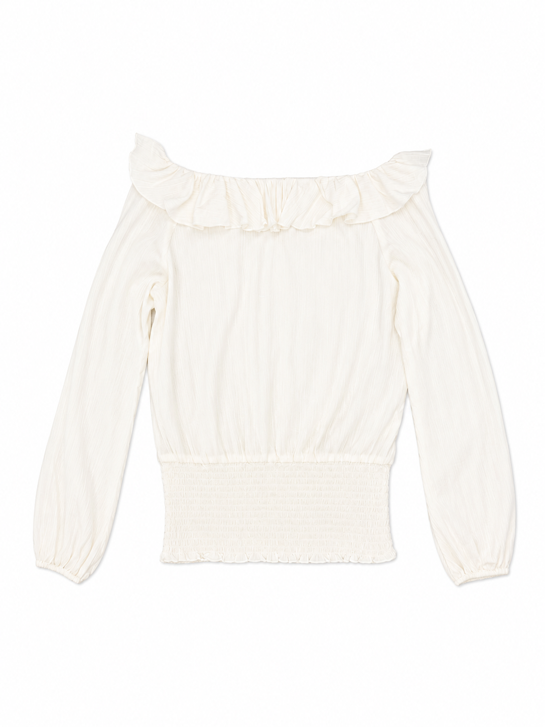 Vintage Y2K Miss Sixty Ruffle Boatneck Blouse