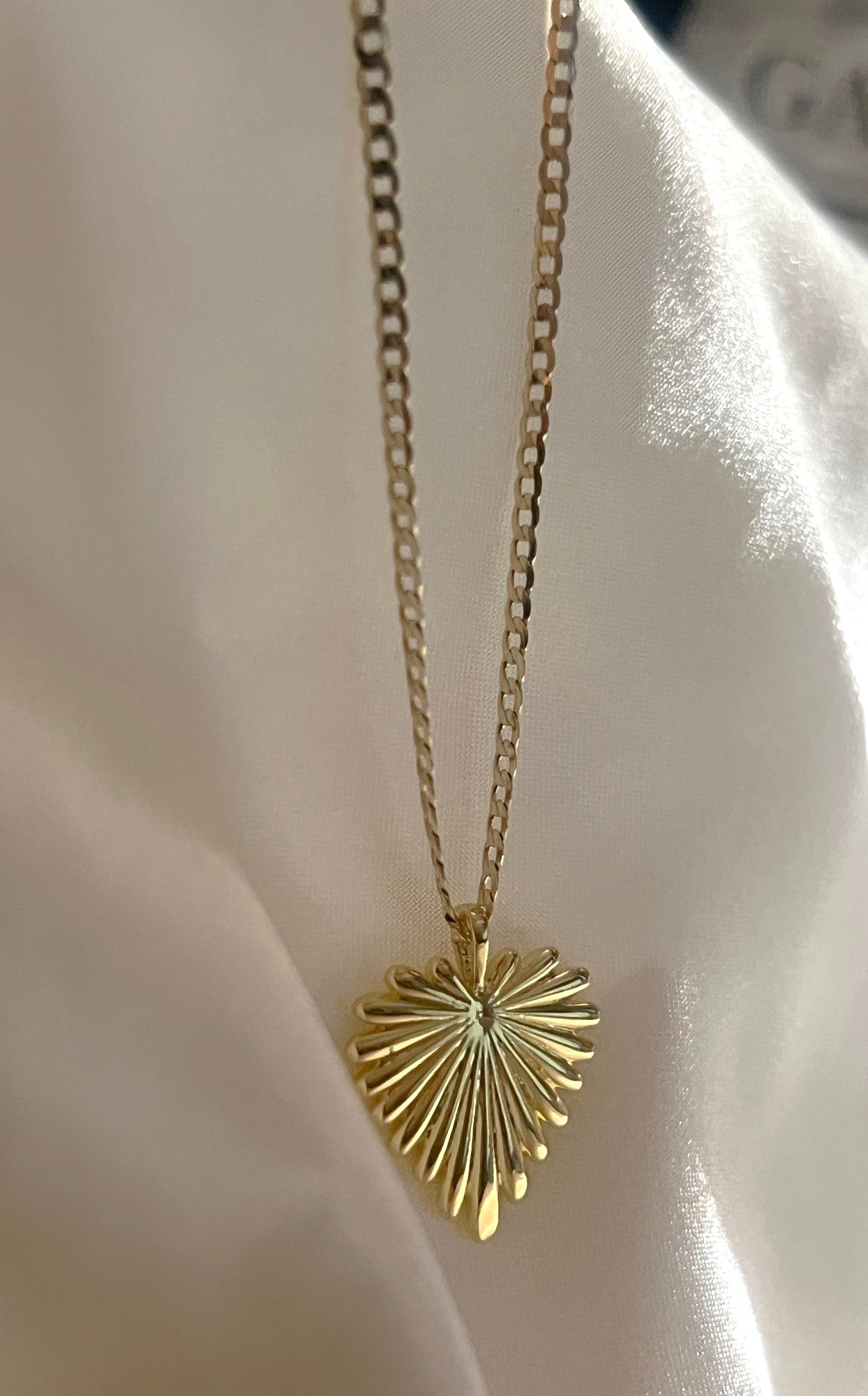 GALYNT Theo Feather Heart Necklace