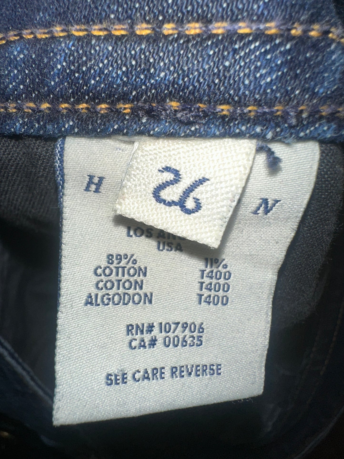 Vintage Low Rise Hudson Jeans