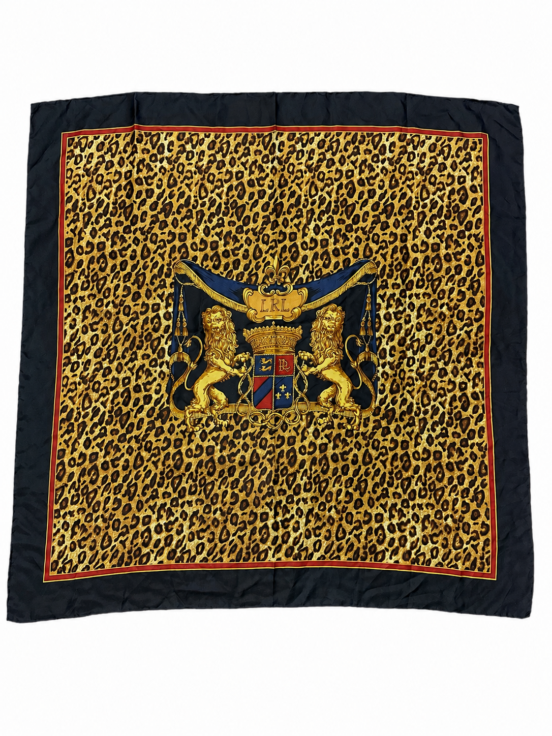 Vintage Early 90s Ralph Lauren Silk Scarf