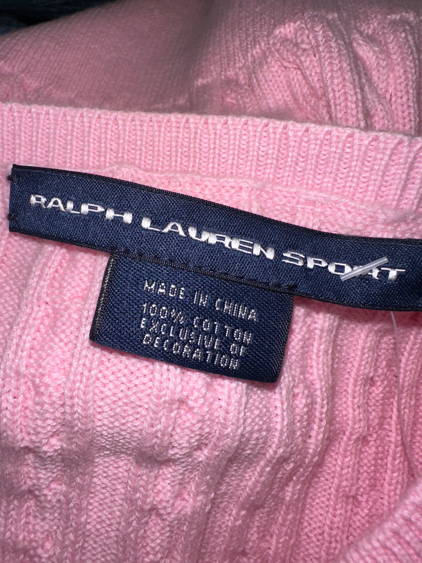Vintage Ralph Lauren Pink Cardigan