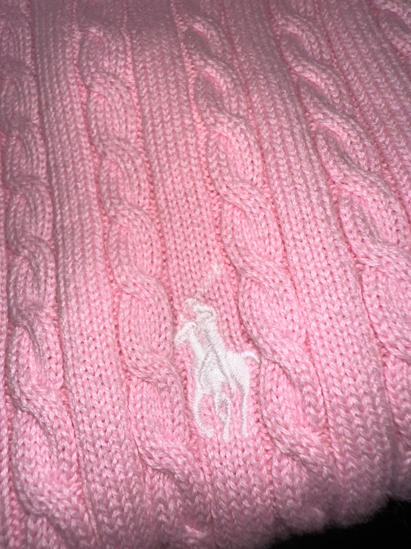 Vintage Ralph Lauren Pink Cardigan