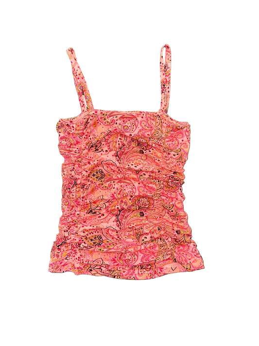Vintage Pink Paisley Tank Top