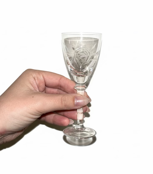 Antique Cordial Glass