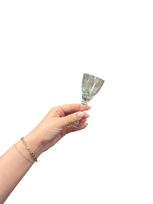 Antique Cordial Glass