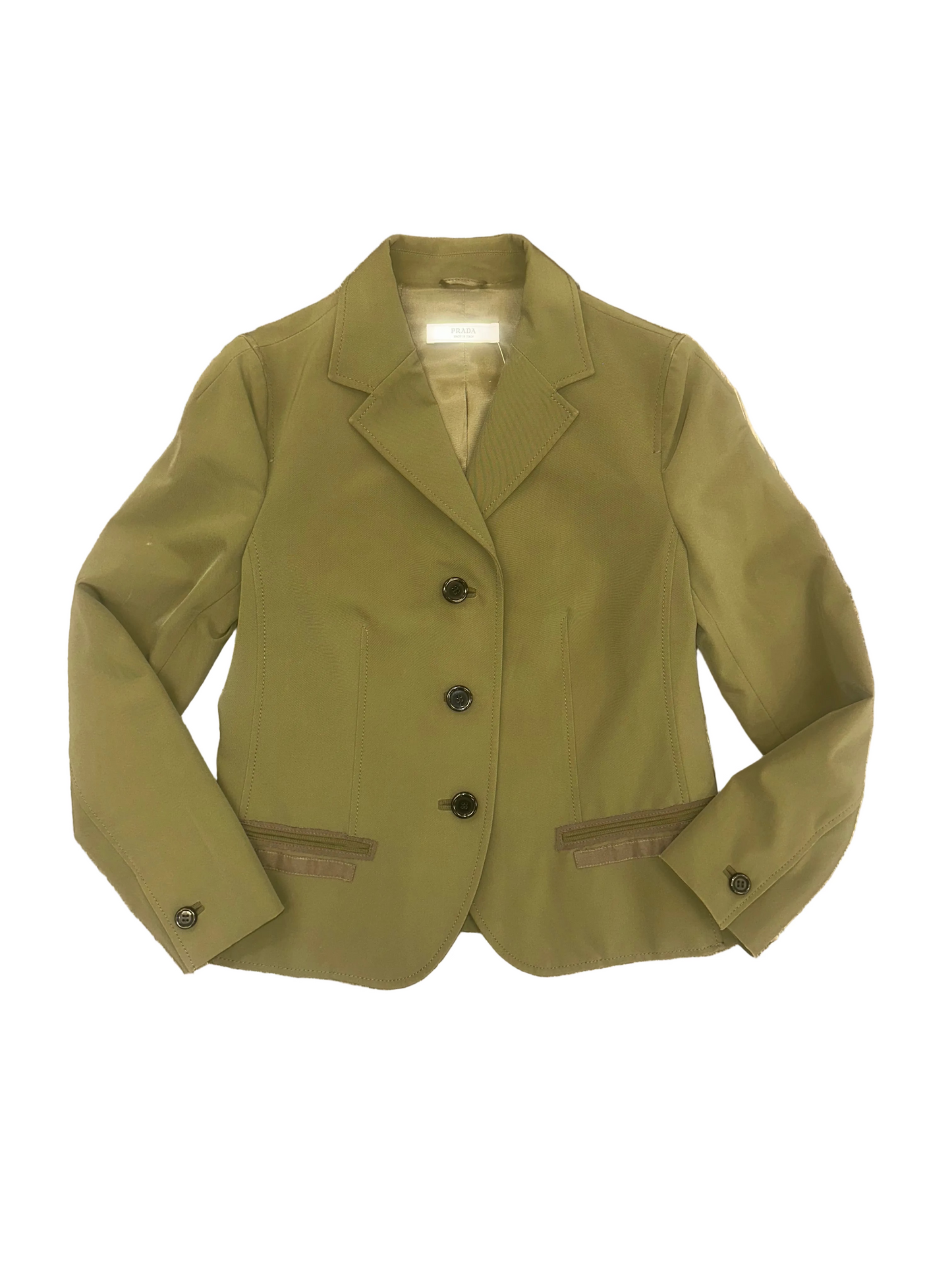 Vintage Olive Green Prada Blazer