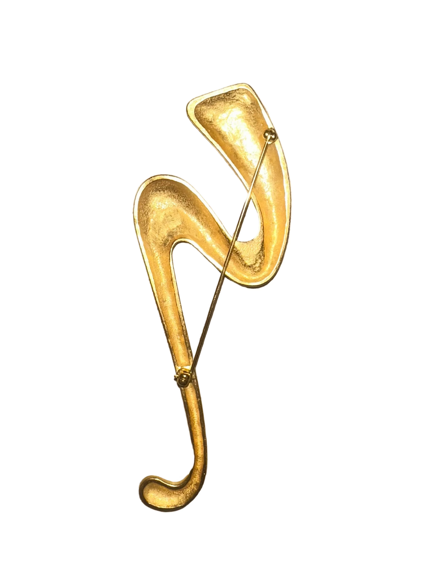 Vintage Large Gold Tone Brooch