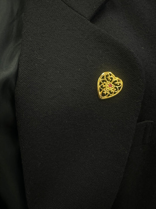 Vintage Small Heart Pin