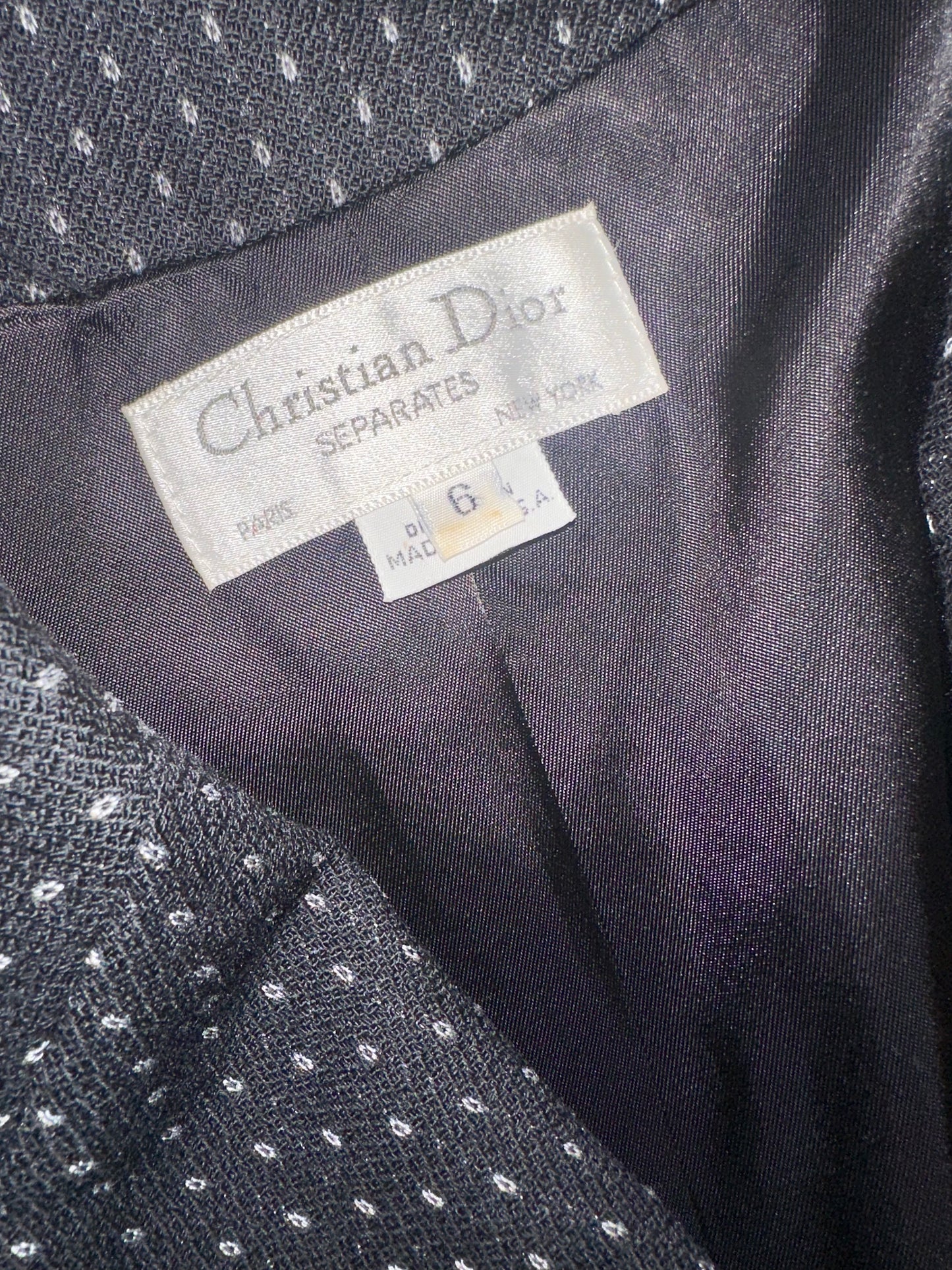 Vintage (1980s) Christian Dior Blazer