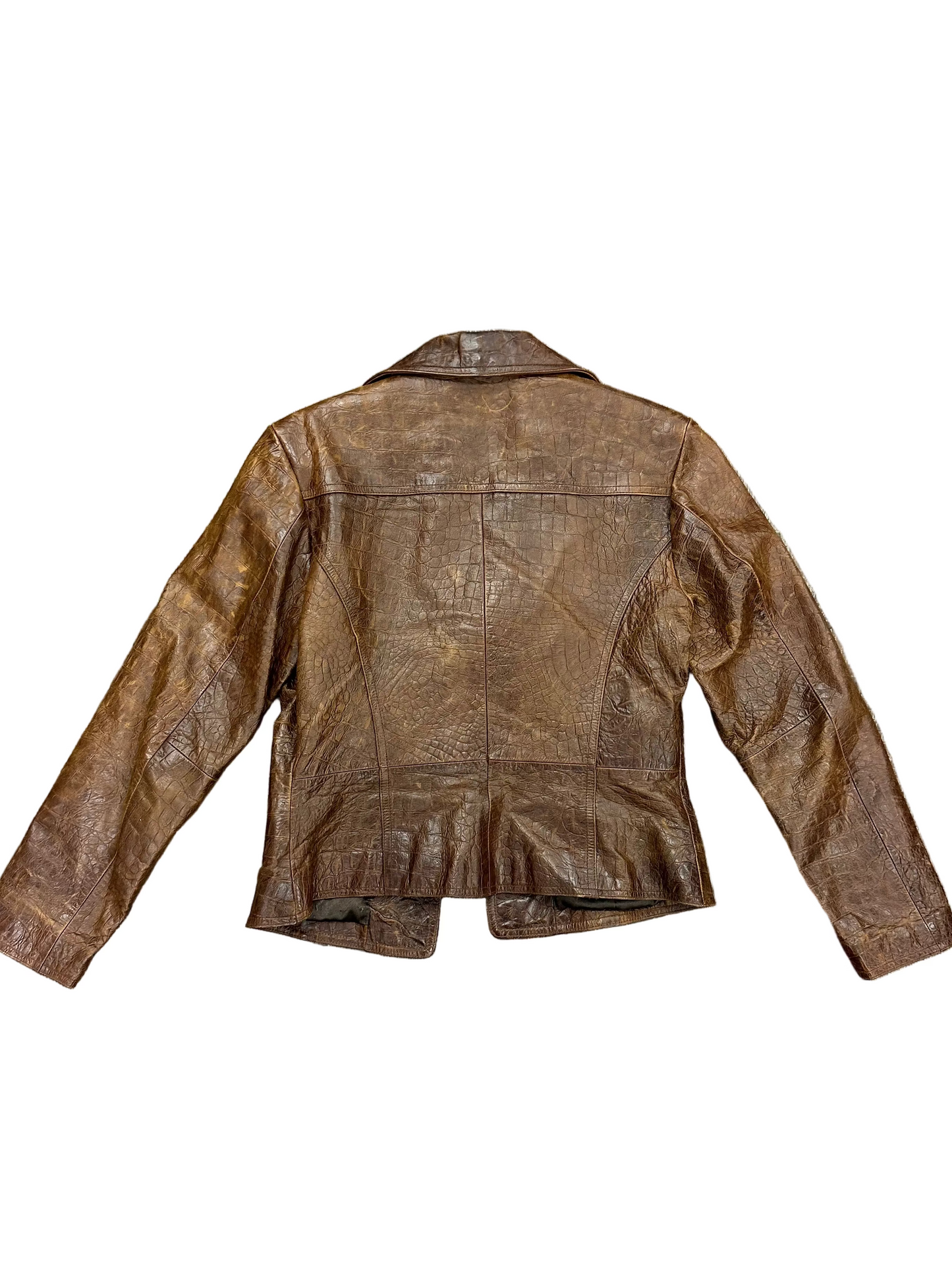 Vintage Brown Leather Jacket