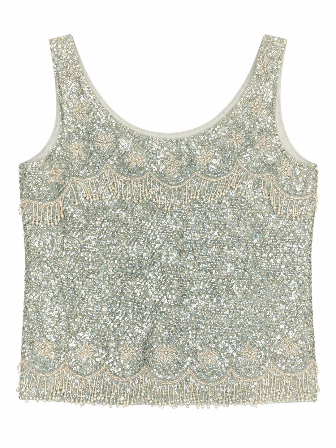 Vintage Beaded Tank Top