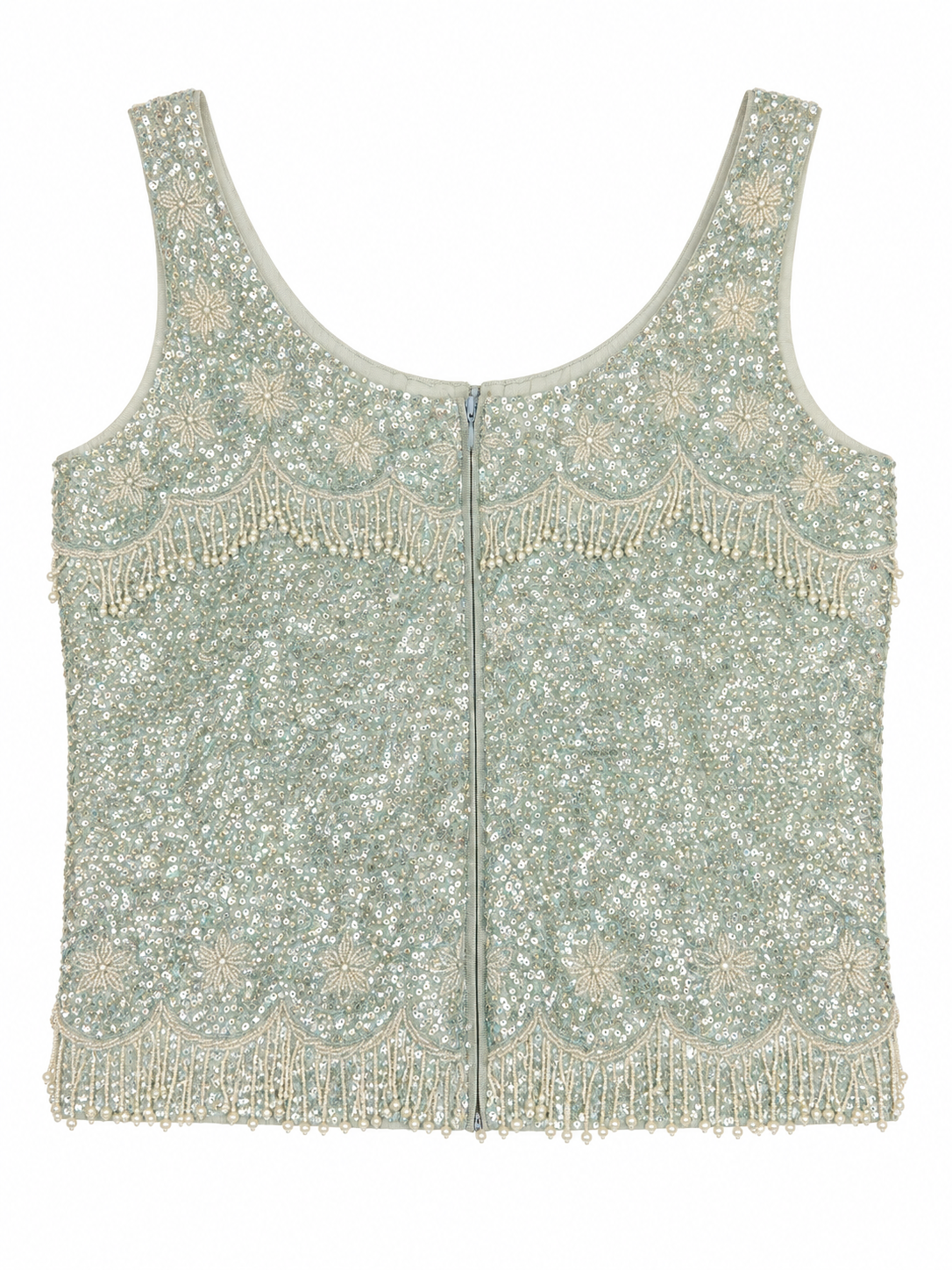 Vintage Beaded Tank Top